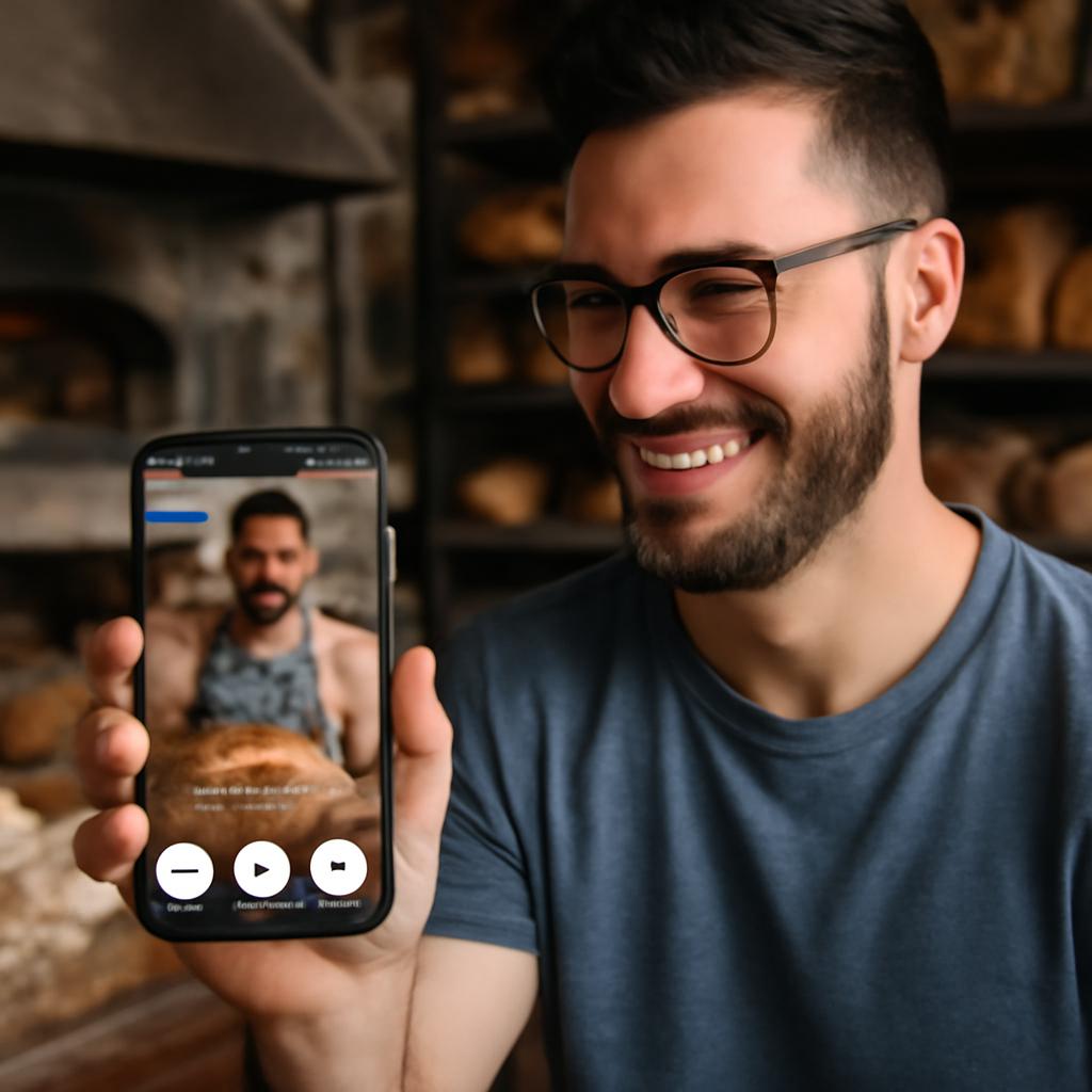 app amizade para apreciadores de panificação artesanal