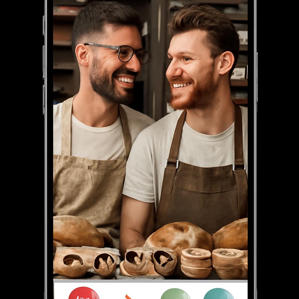 app amizade para padeiros experimentais