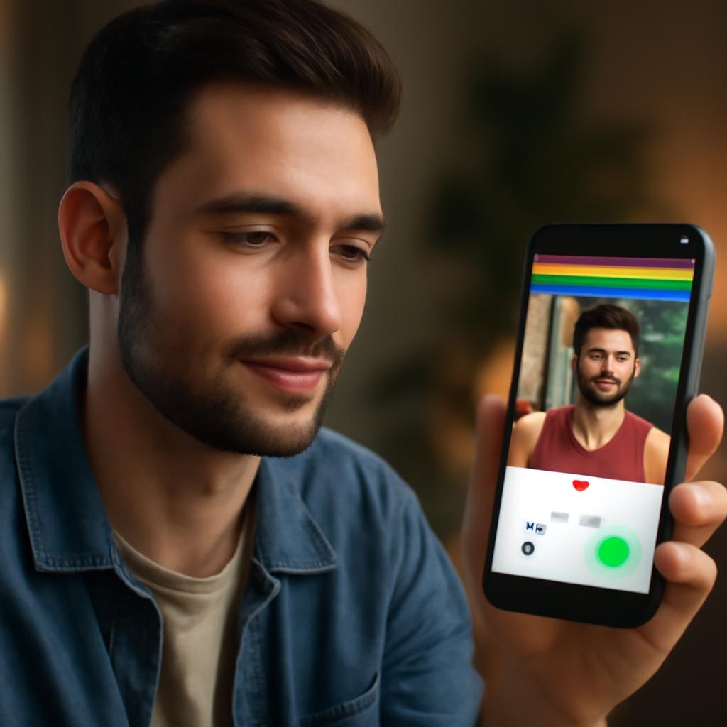 aplicativo para flertar com filtros de segurança