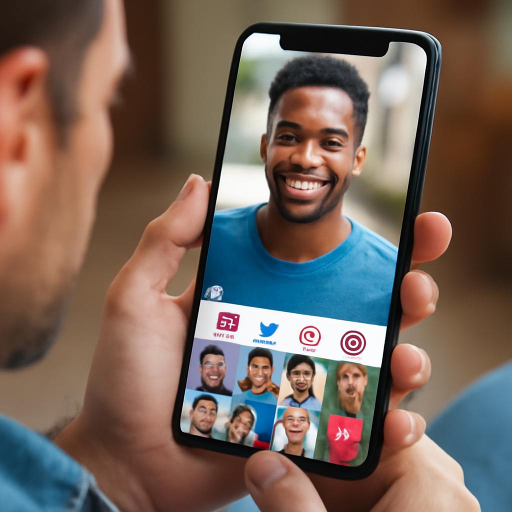 aplicação móvel para flertes digitais