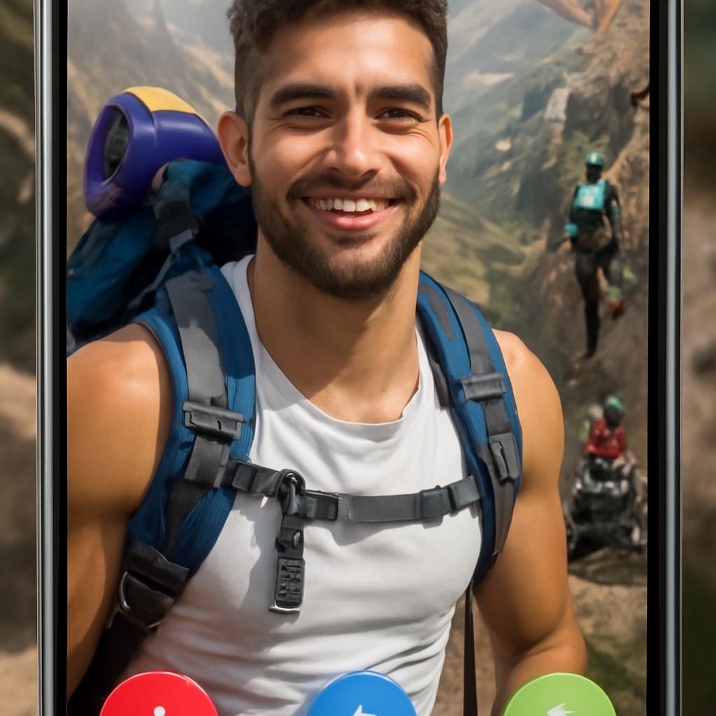 aplicativo amizade para amantes de viagens radicais