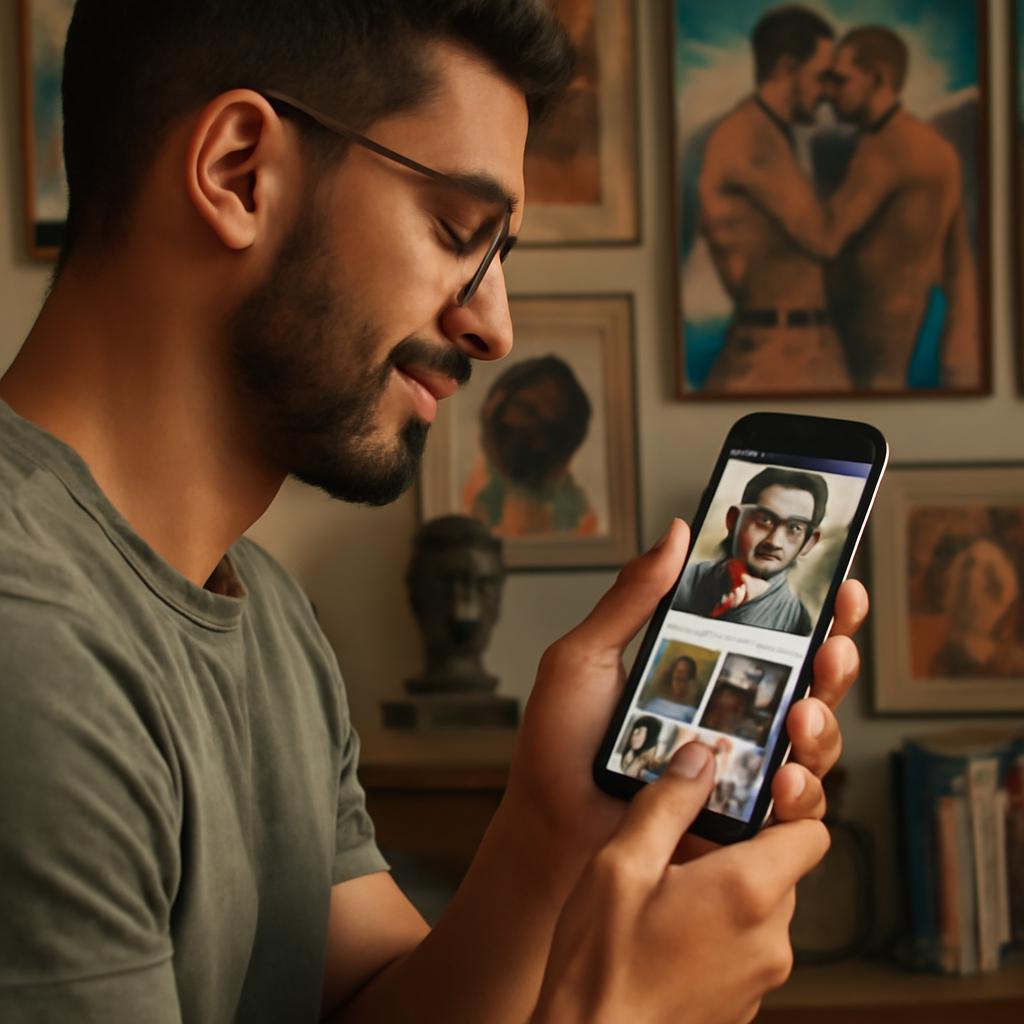 aplicativo amizade para colecionadores de arte
