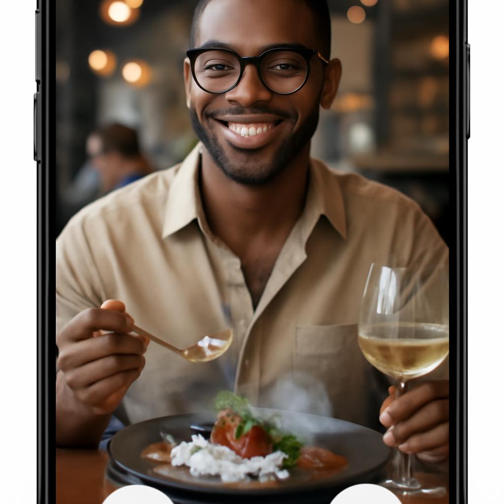 aplicativo amizade para entusiastas de gastronomia molecular