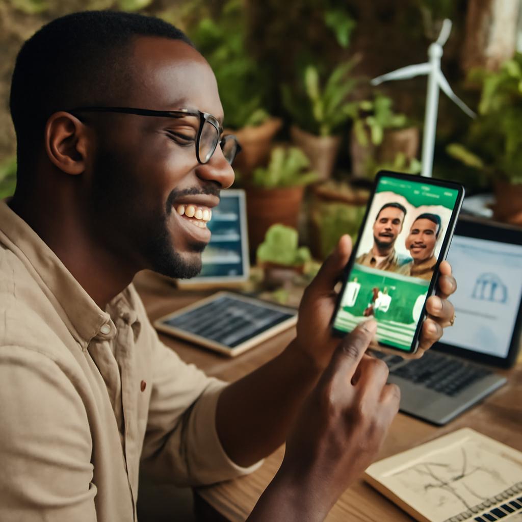 aplicativo amizade para startups sustentáveis