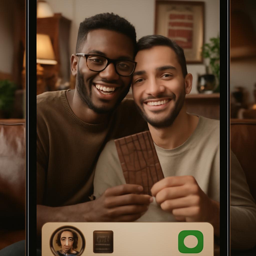 aplicativo amizade para apreciadores de chocolate
