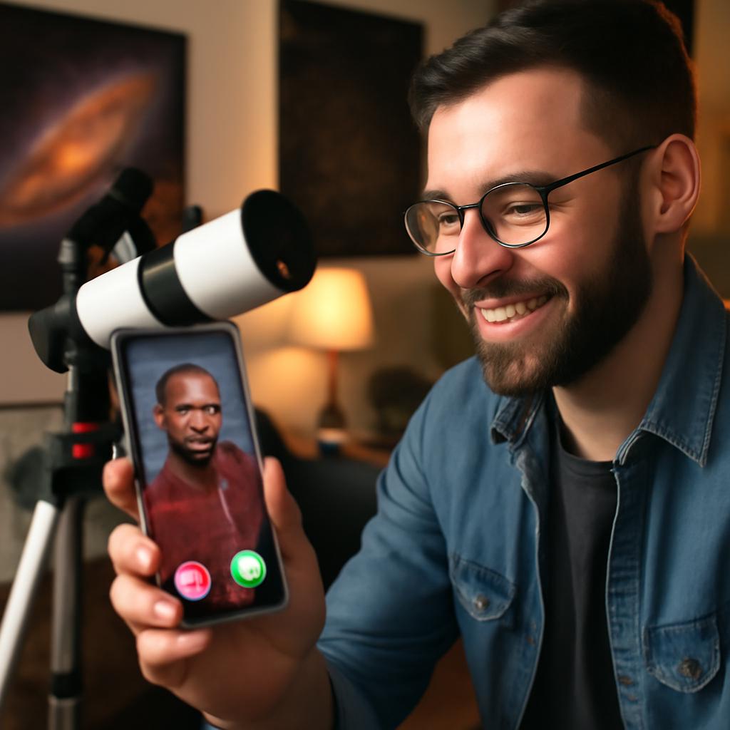 aplicativo amizade para astrônomos amadores