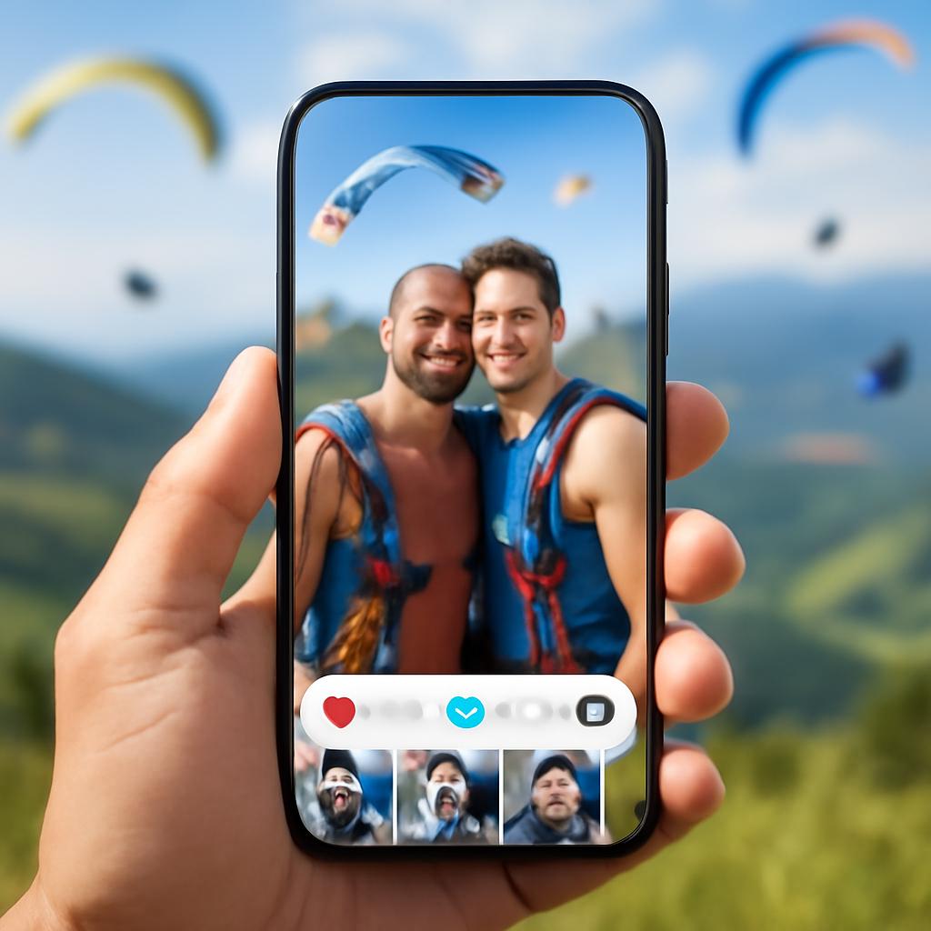 aplicativo amizade para praticantes de paragliding