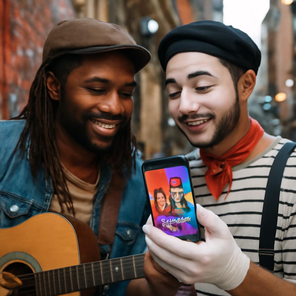 aplicativo amizade para artistas de rua