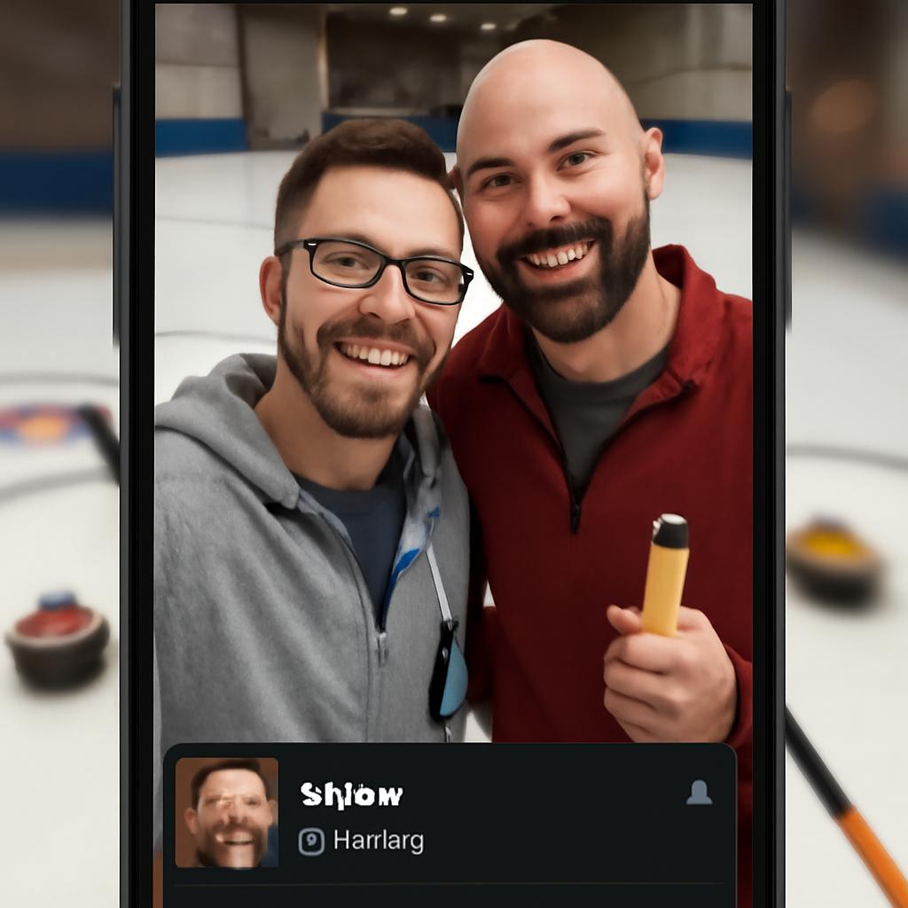 aplicativo amizade para entusiastas de curling