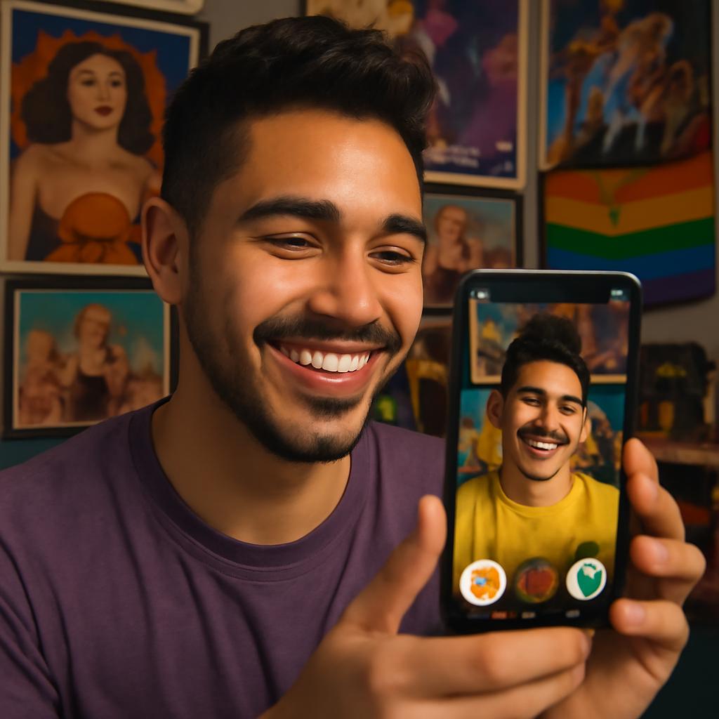 app amizade para aficionados em cultura pop