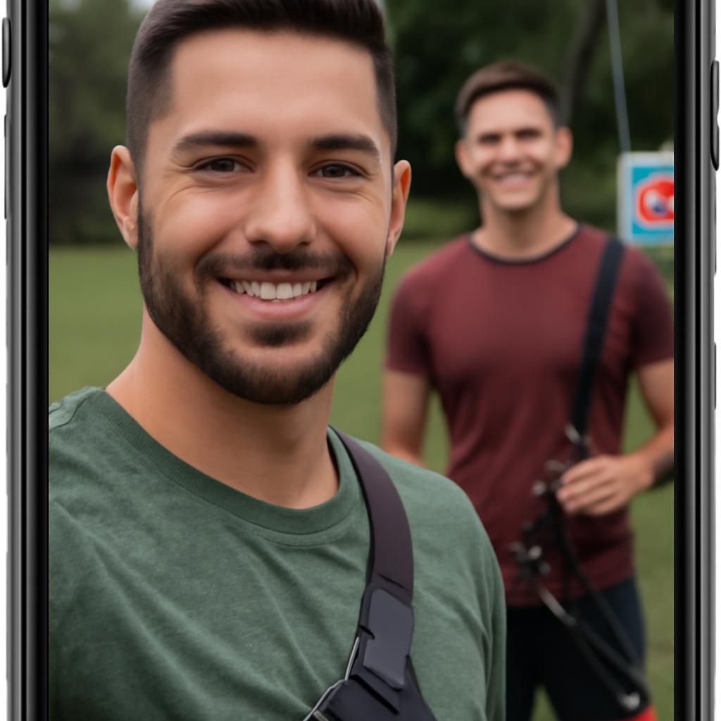 aplicativo amizade para praticantes de tiro com arco