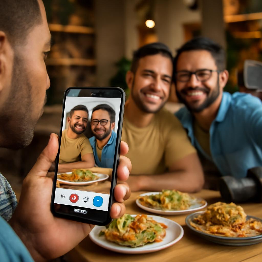 aplicativo amizade para food bloggers