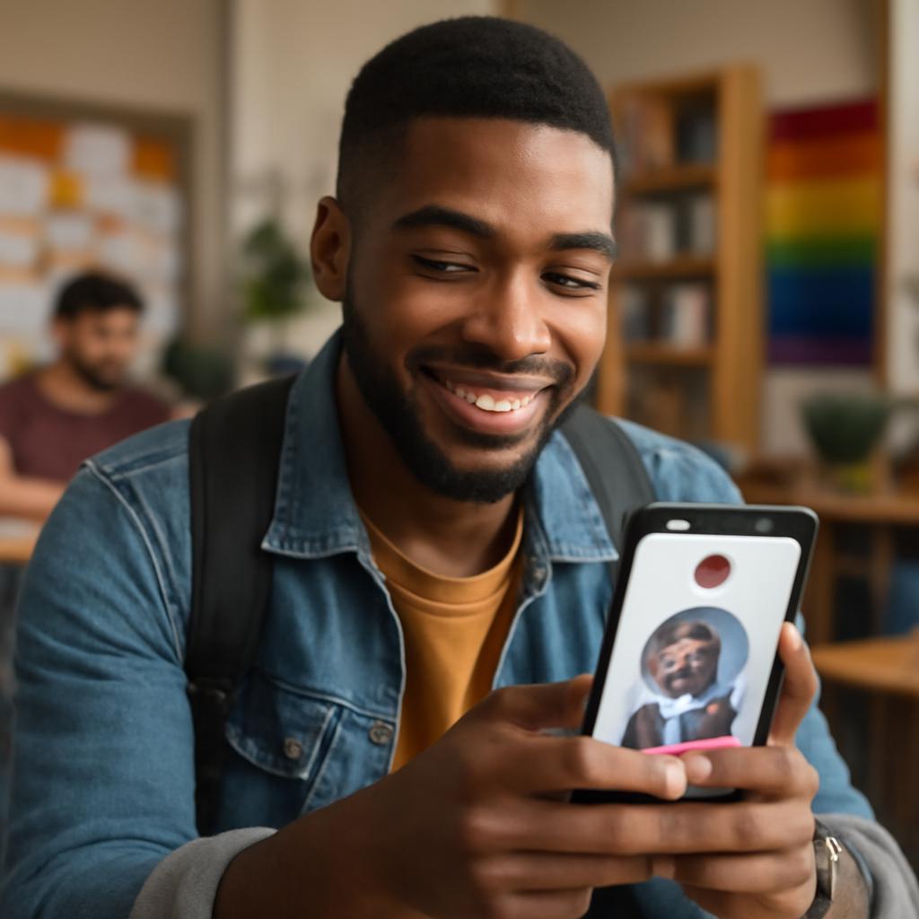 app amizade para universitários de publicidade