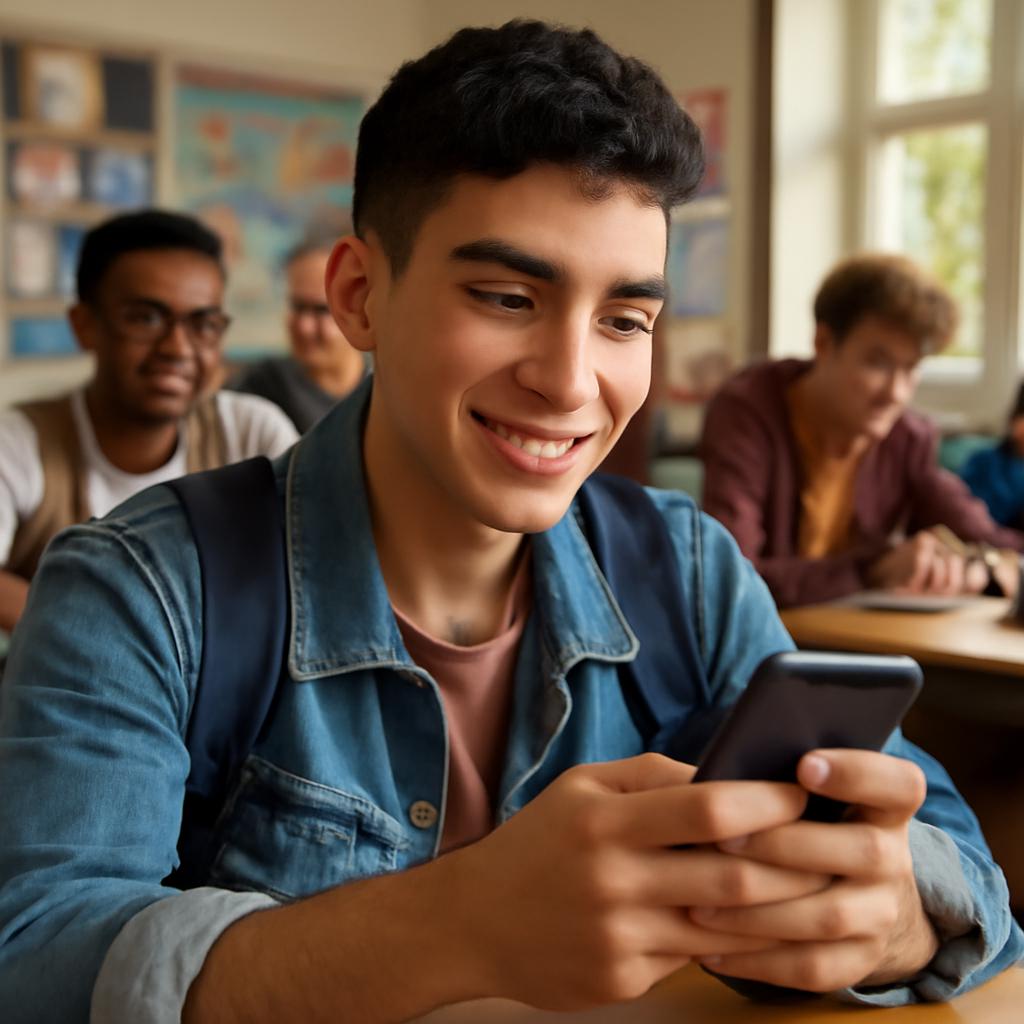 aplicativo amizade para estudantes do ensino médio