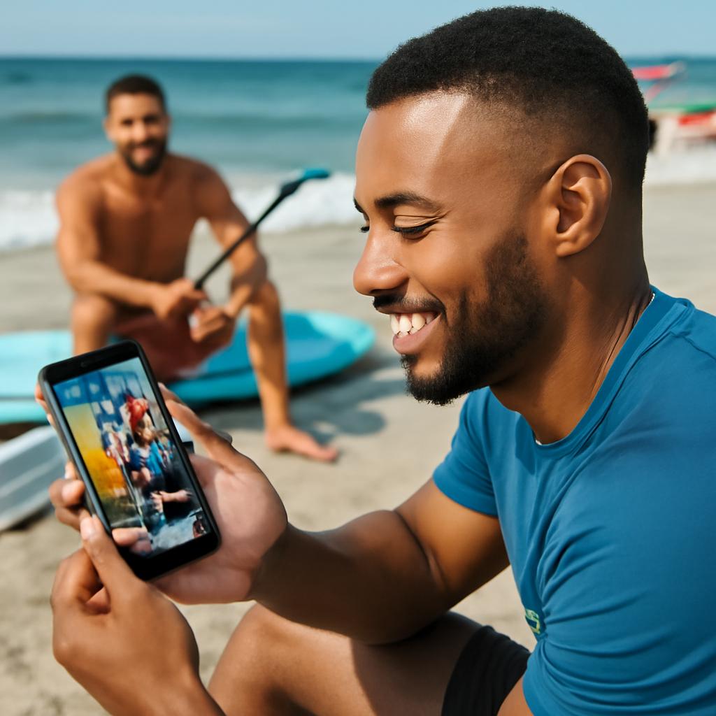 aplicativo amizade para praticar esportes aquáticos