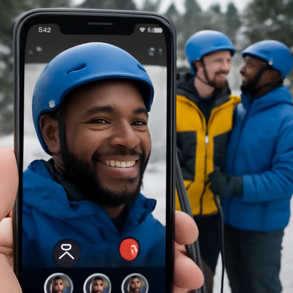 aplicativo amizade para amantes de esportes de inverno