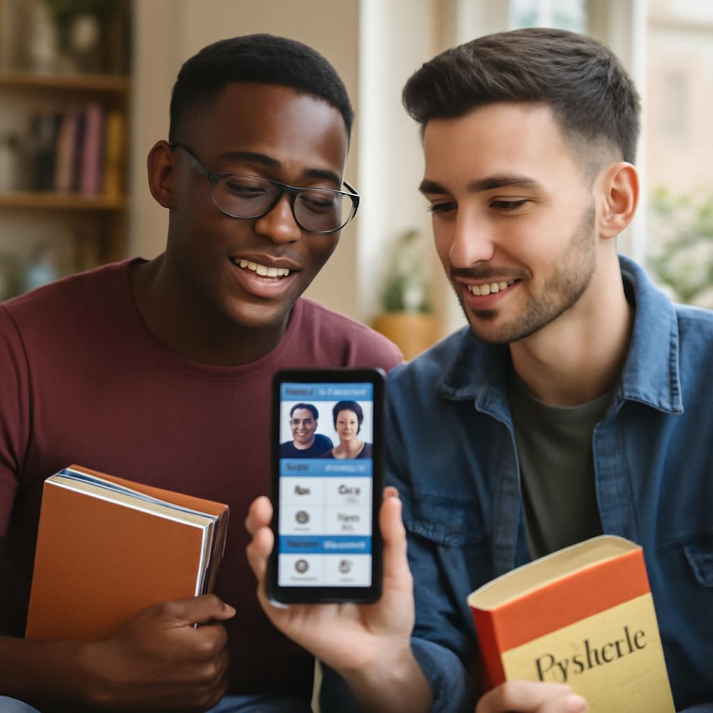 aplicativo amizade para estudantes de idiomas