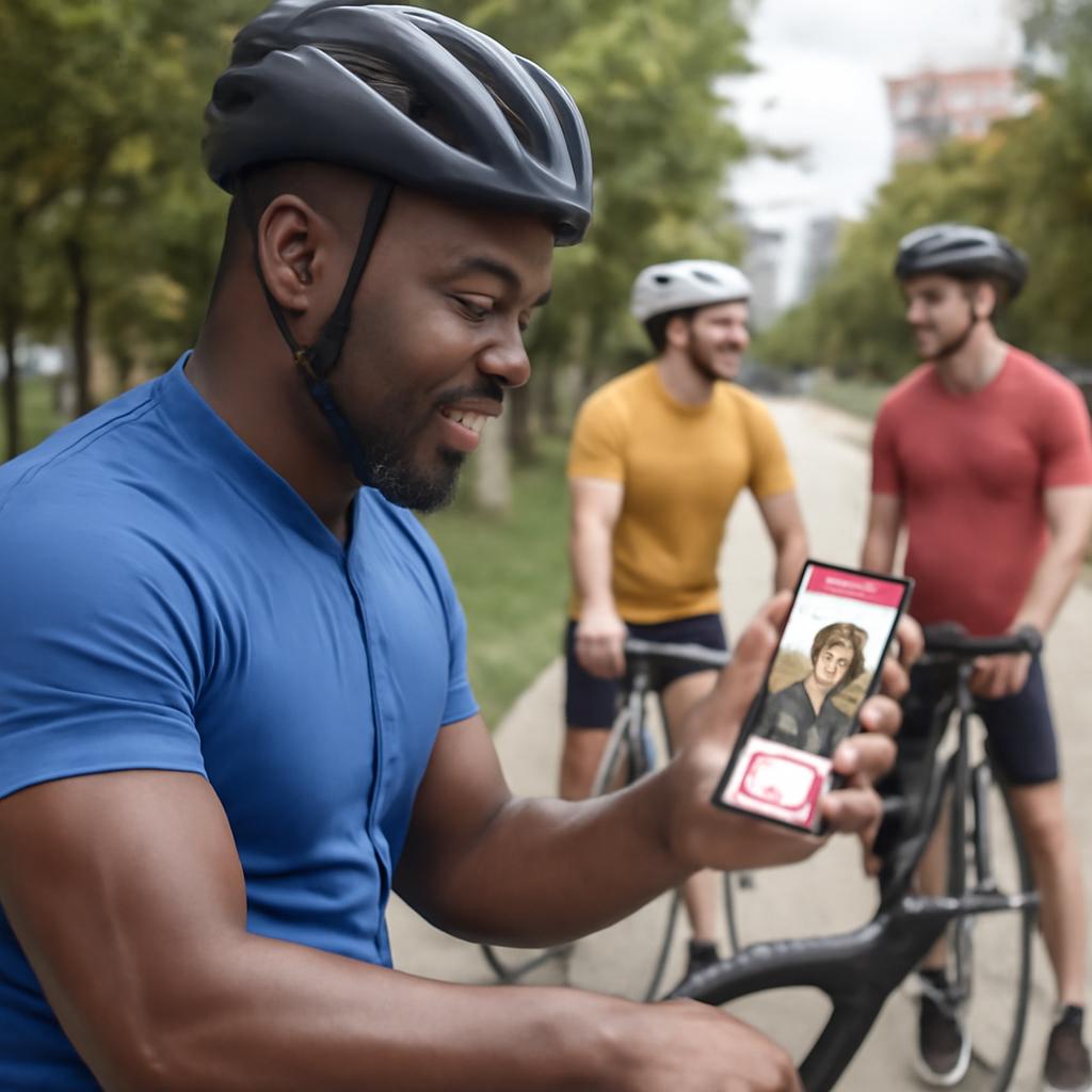 aplicativo amizade para ciclistas
