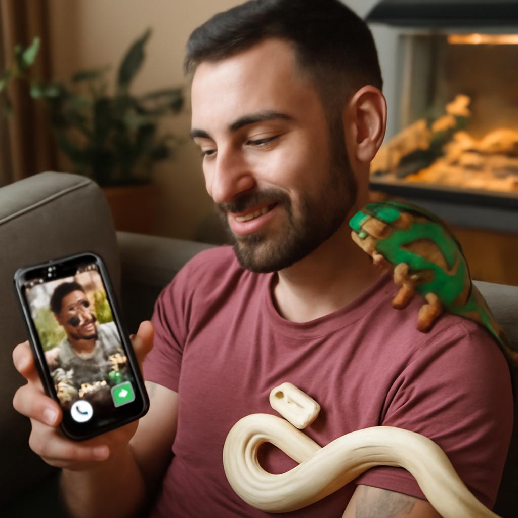 aplicativo amizade para amantes de animais exóticos
