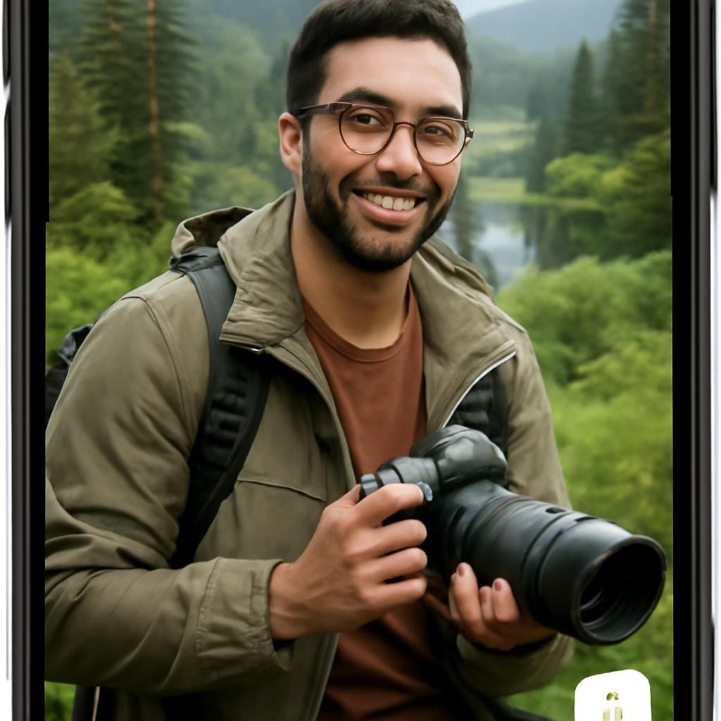 aplicativo amizade para amantes de fotografia de natureza
