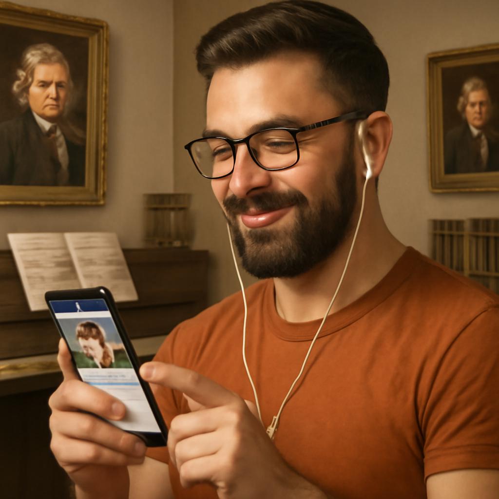 aplicativo amizade para fãs de música clássica