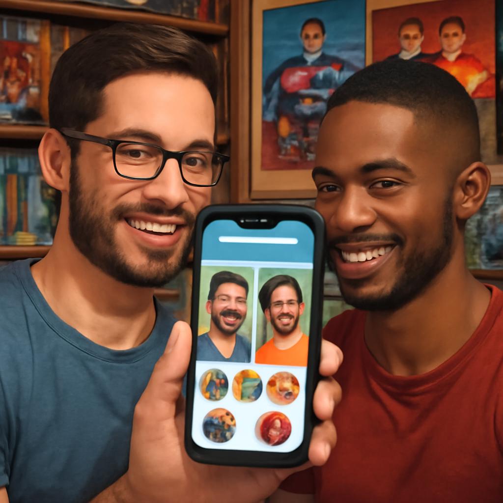 app amizade para fãs de quadrinhos