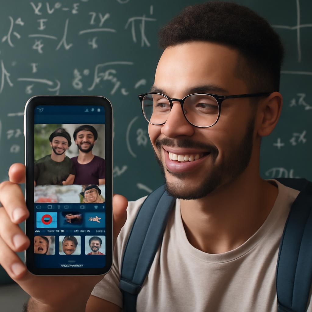 app amizade para estudantes de matemática