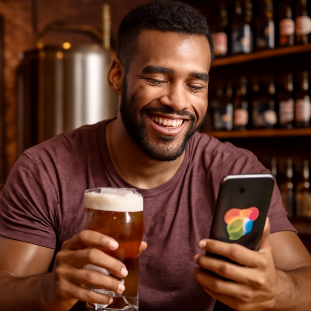 app amizade para apreciadores de cerveja artesanal