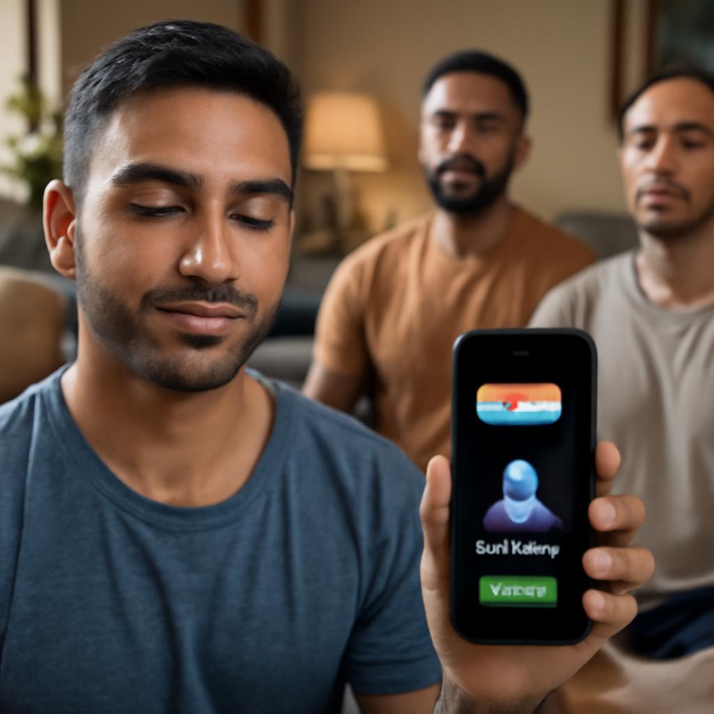 aplicativo amizade para prática de meditação em grupo