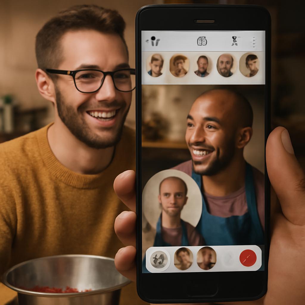 app amizade para aprendizes de culinária