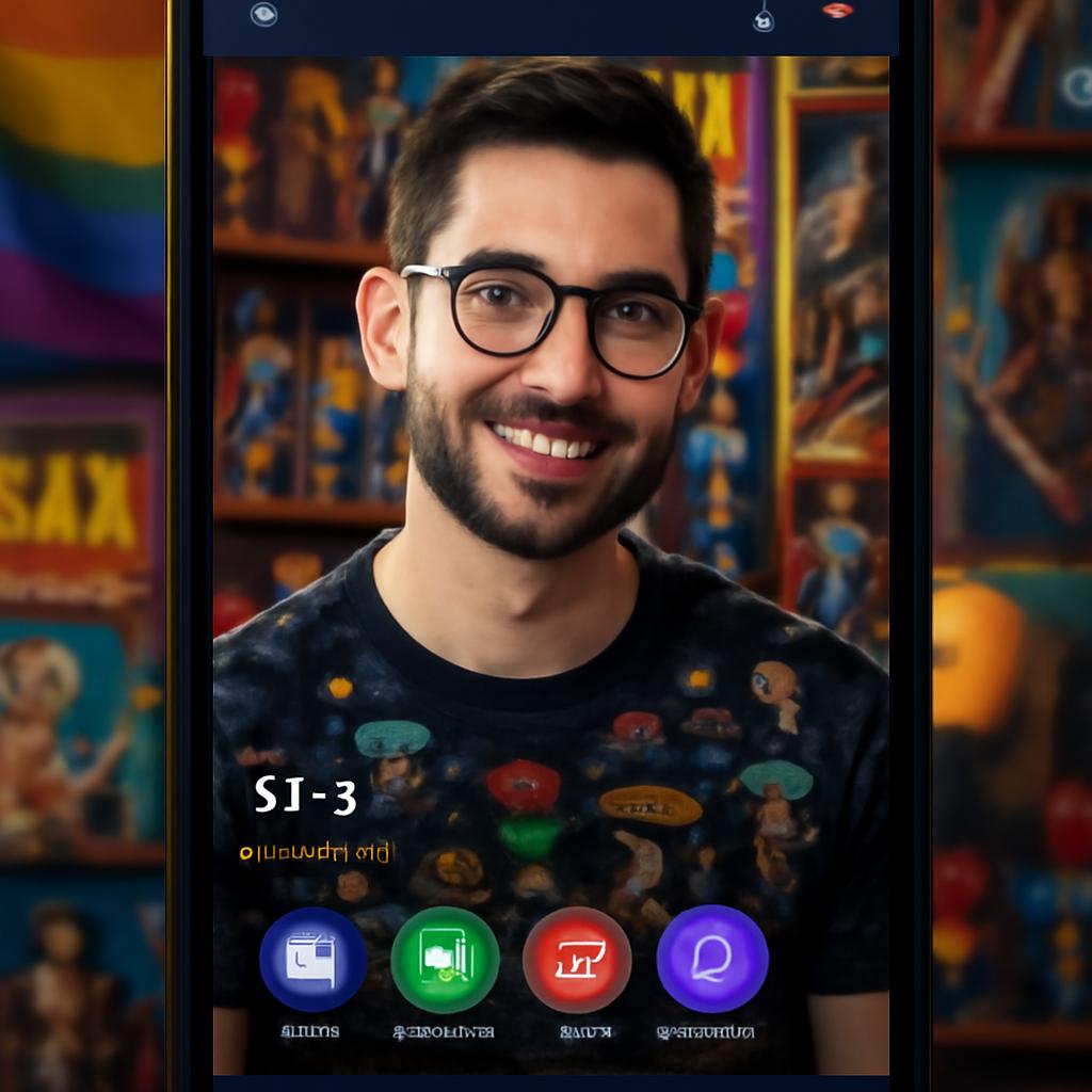 app amizade para amantes da cultura pop