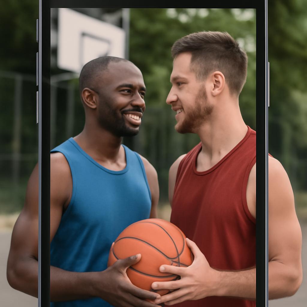 aplicativo amizade para praticantes de basquete