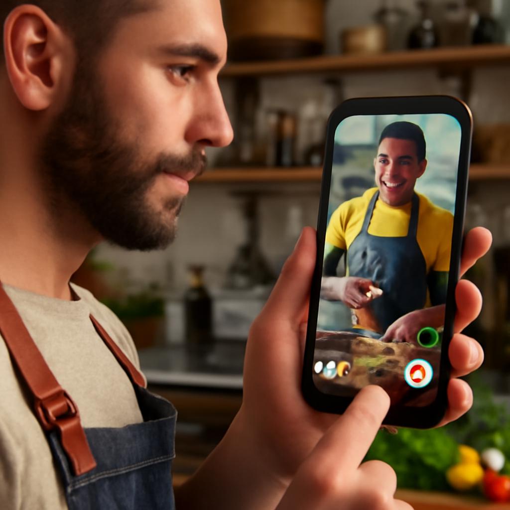 aplicativo amizade para cozinheiros amadores