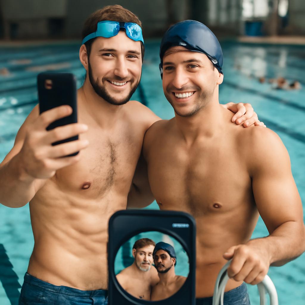 app amizade para praticantes de natação