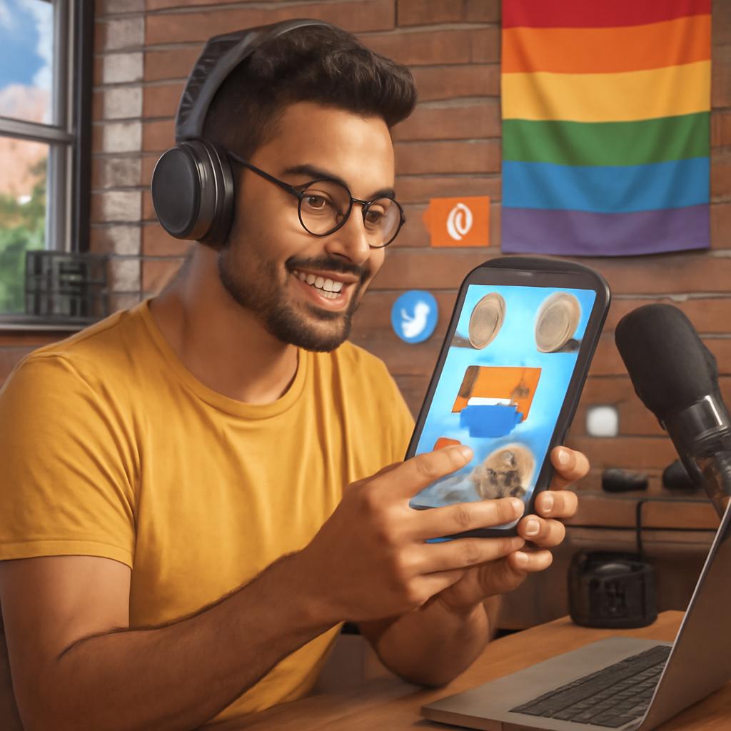 app amizade para quem gosta de criar conteúdo digital