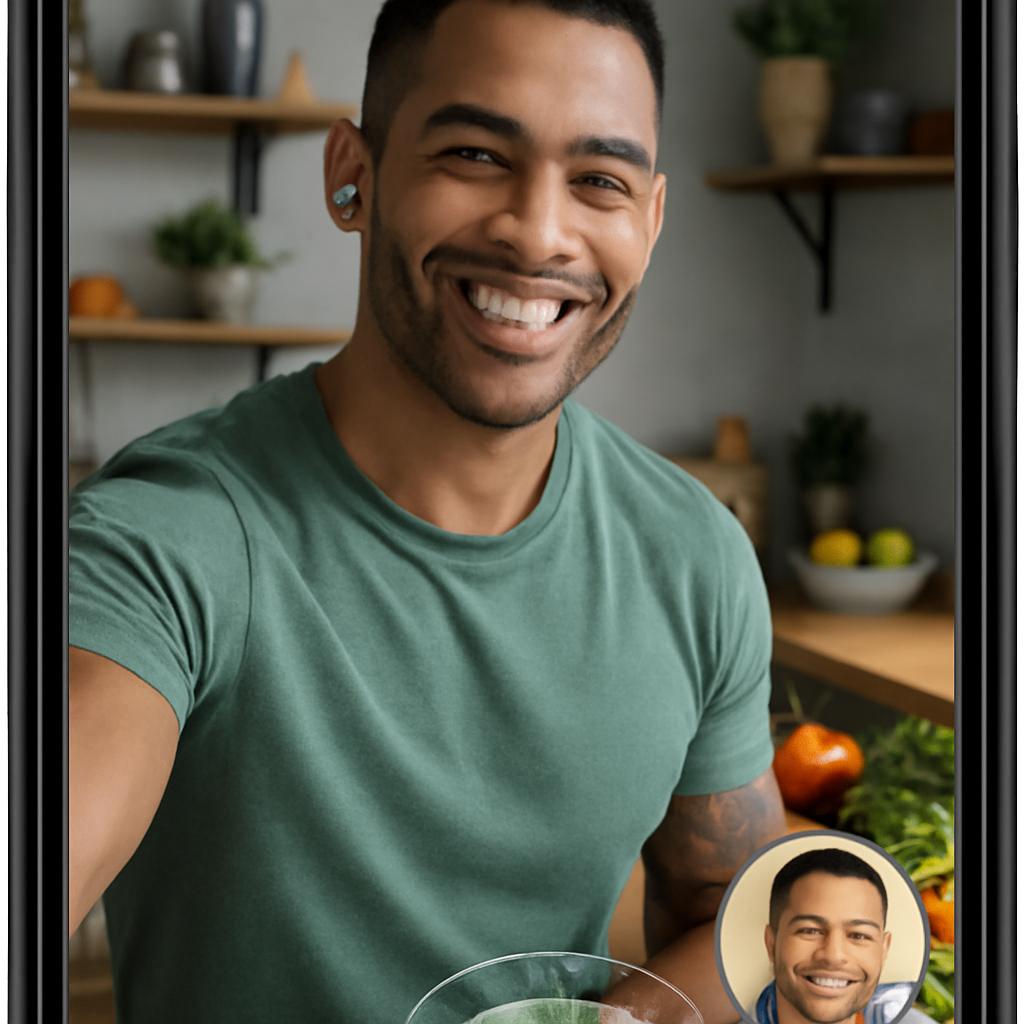 app amizade para praticantes de nutrição