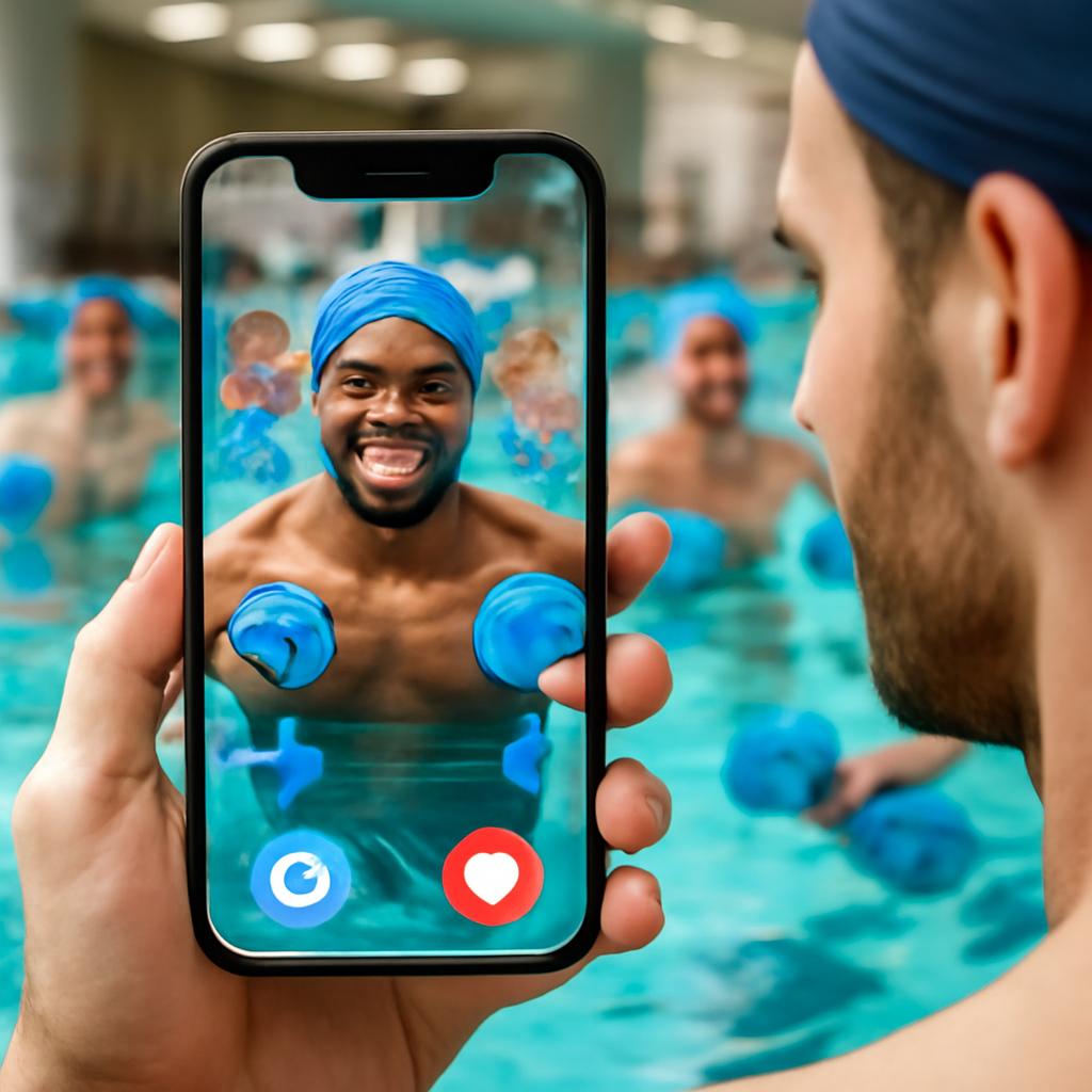 app amizade para praticantes de hidroginástica