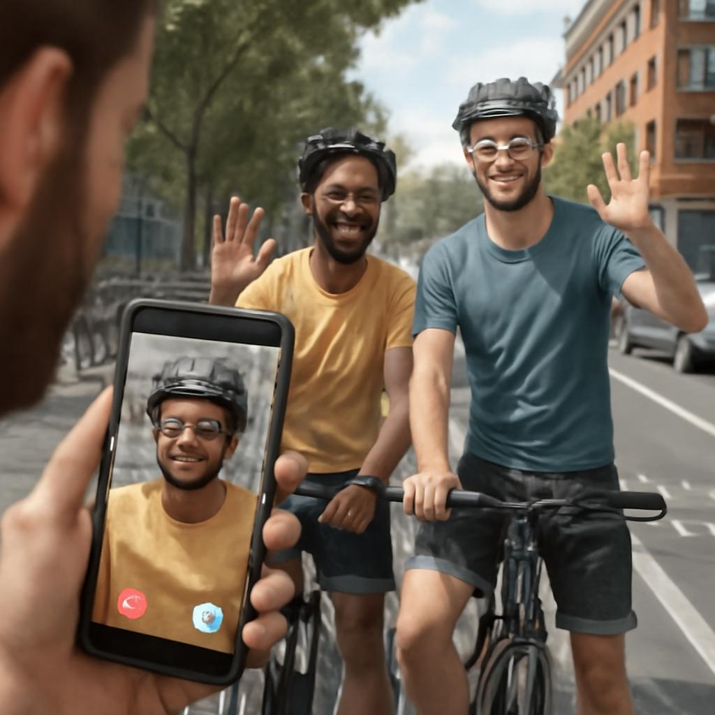 app amizade para fãs de ciclismo urbano