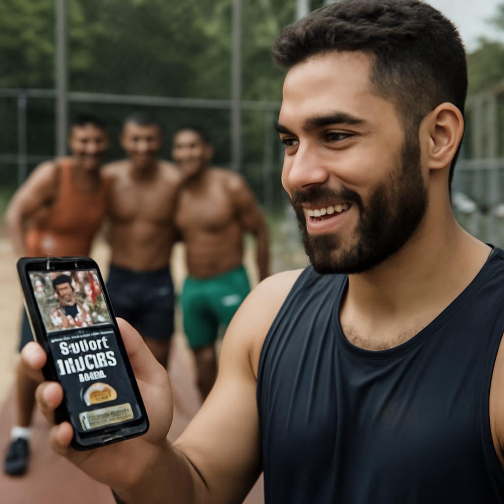app amizade para praticantes de esportes coletivos