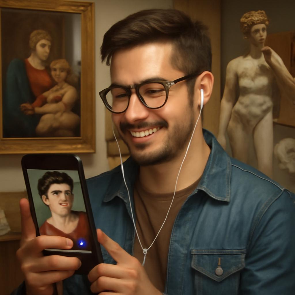 aplicativo amizade para amantes de história da arte