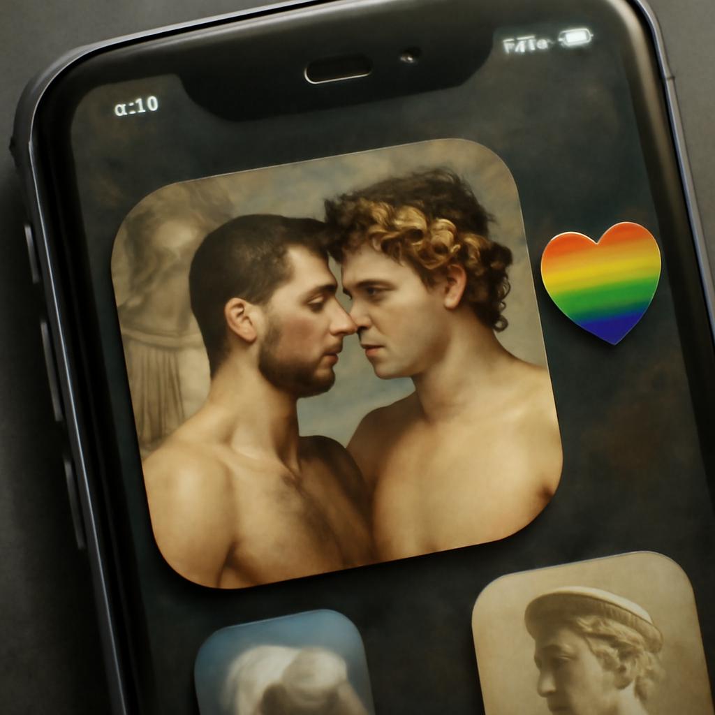 app amizade para amantes de arte grega