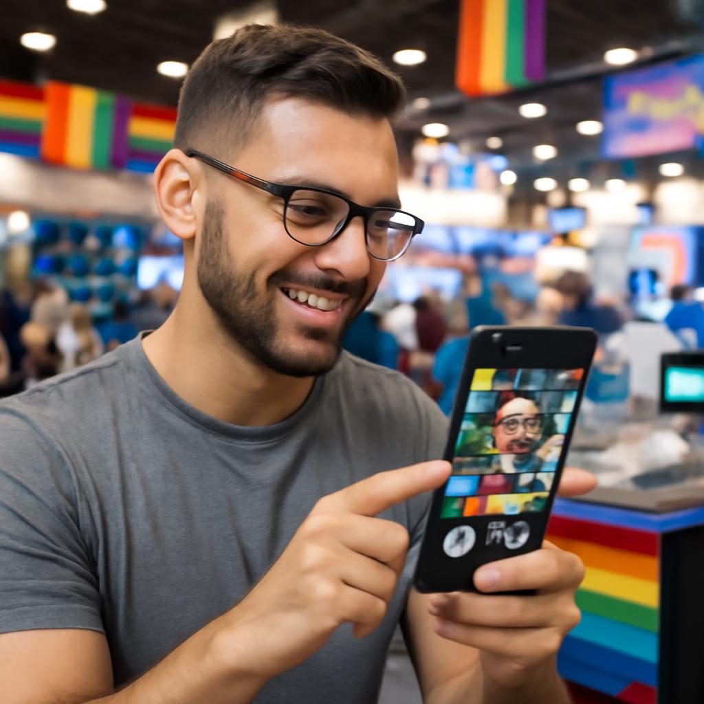 aplicativo amizade para quem gosta de feiras de tecnologia