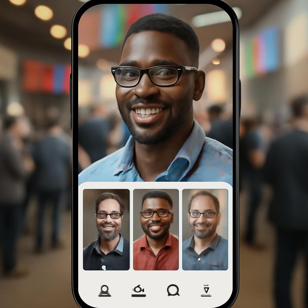 app amizade para organizadores de conferências