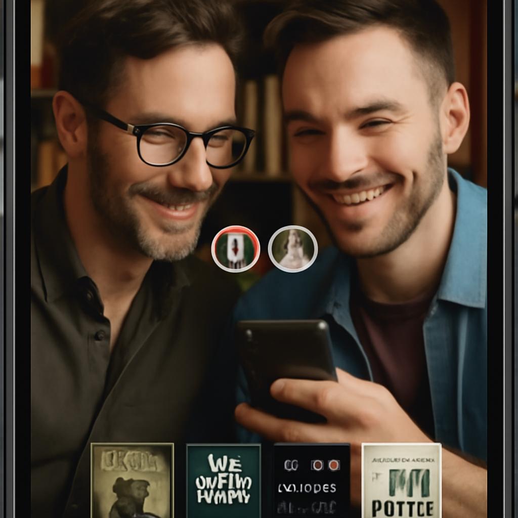 app amizade para fãs de literatura policial
