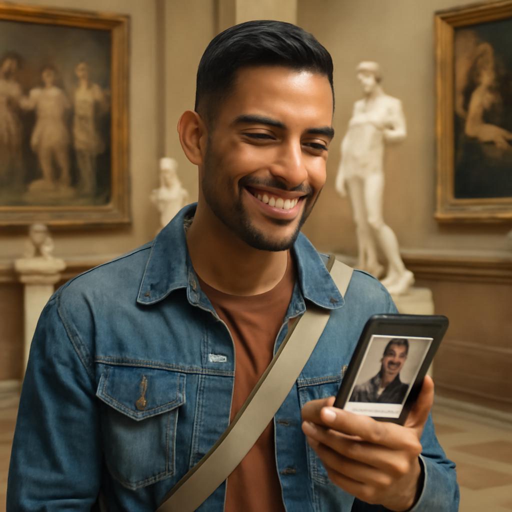 app amizade para fãs de museus