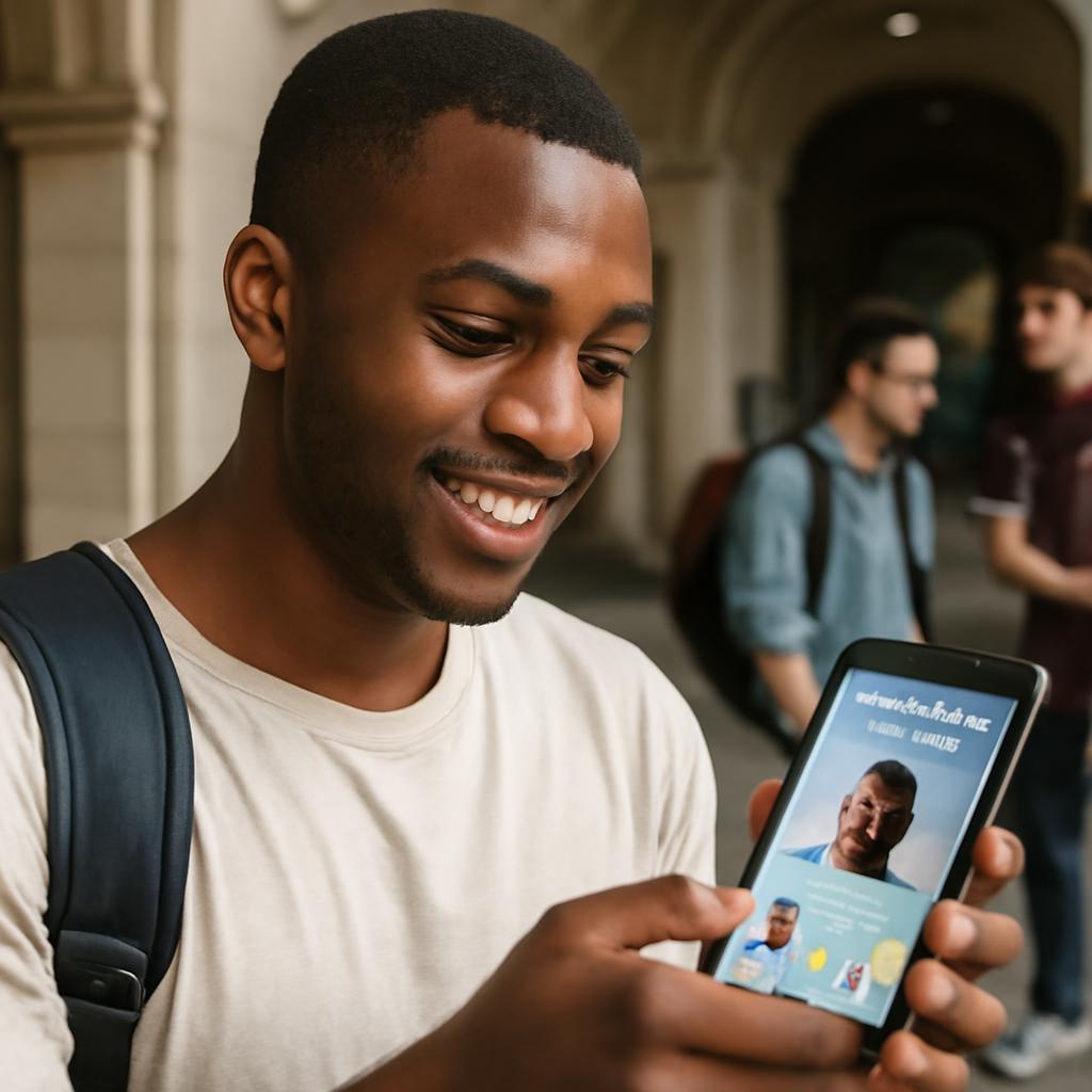 app amizade para estudantes de relações internacionais
