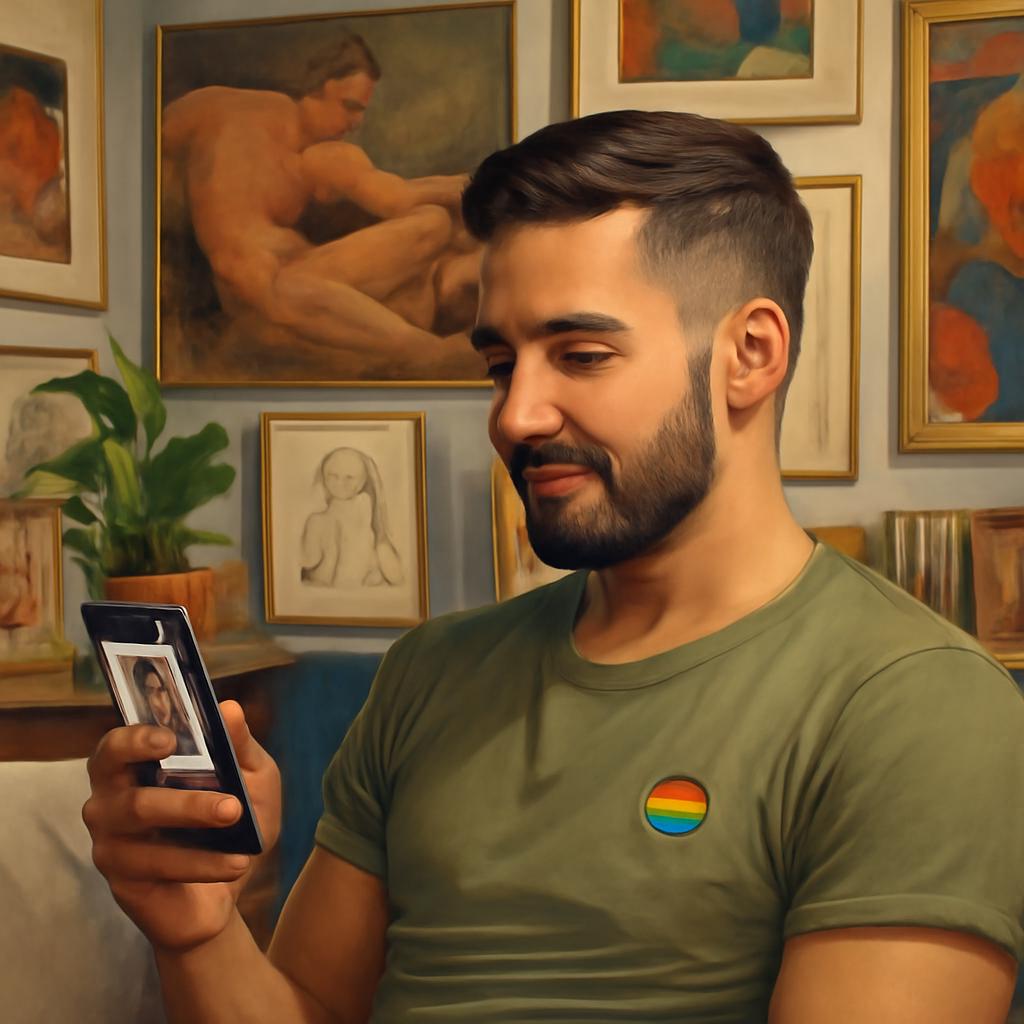 app amizade para apreciadores de artes visuais