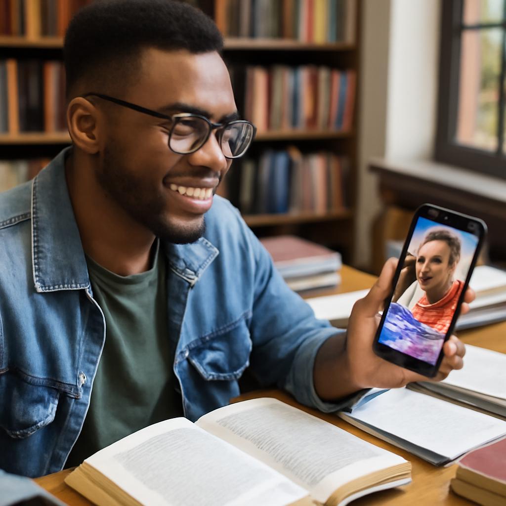 app amizade para estudantes de letras estrangeiras