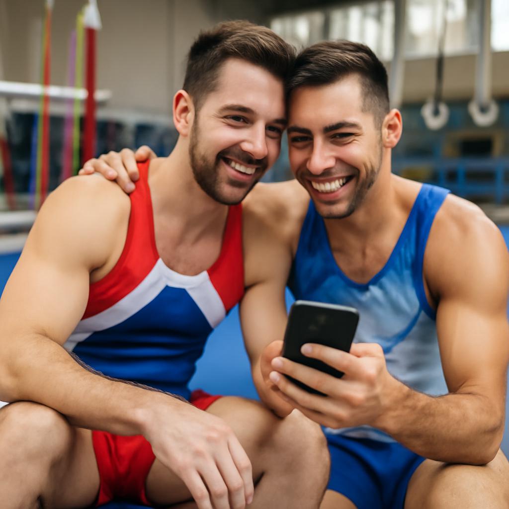 app amizade para praticantes de ginástica olímpica