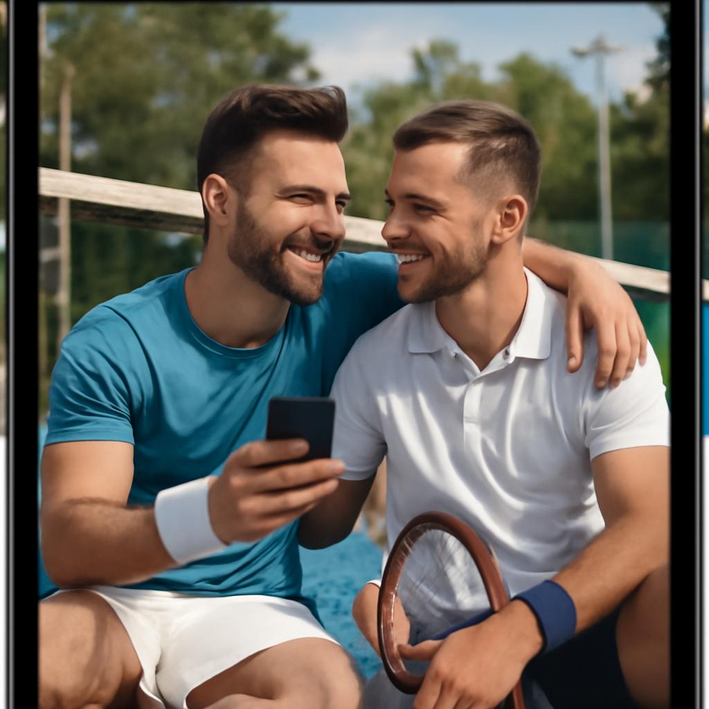 app amizade para praticantes de tênis